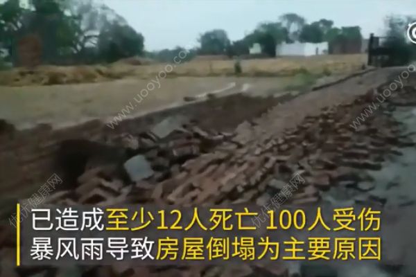 印度暴雨泰姬陵遭嚴(yán)重毀壞！已造成至少12人死亡！(2)